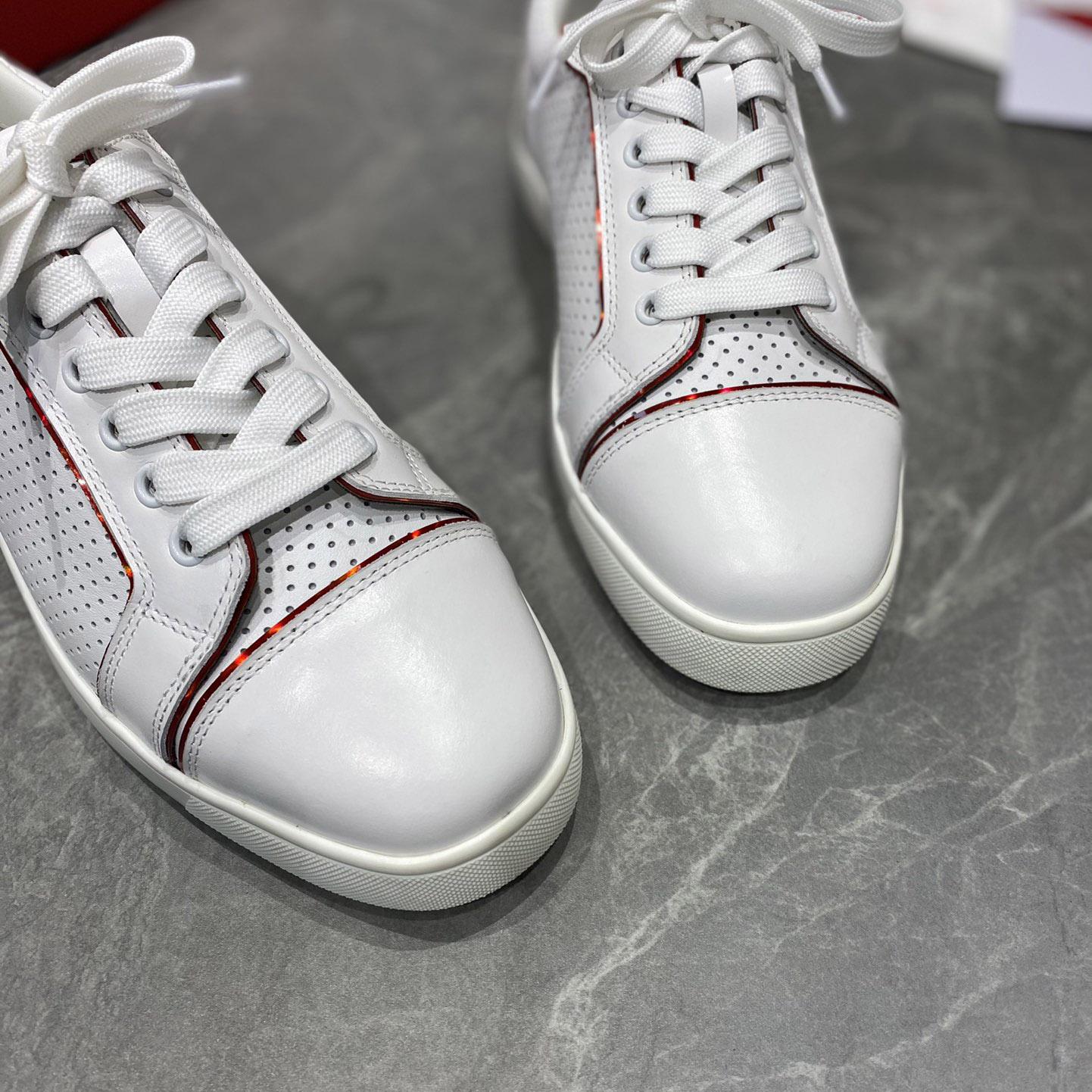 Christian Louboutin Wmns Fun Vieira 'White Red' - DesignerGu
