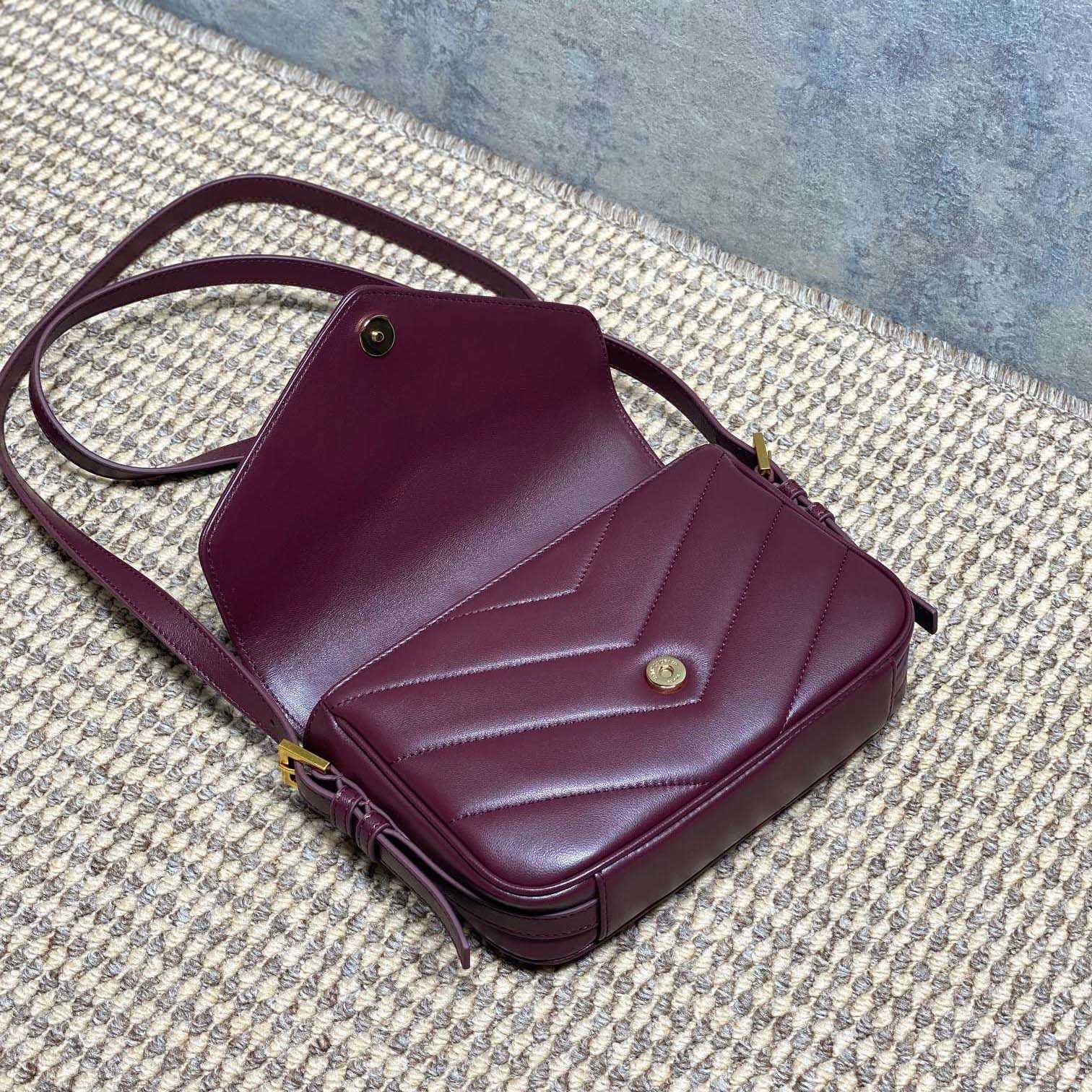 Saint Laurent LOULOU Toy Crossbody In MATELASSÉ Lambskin - DesignerGu
