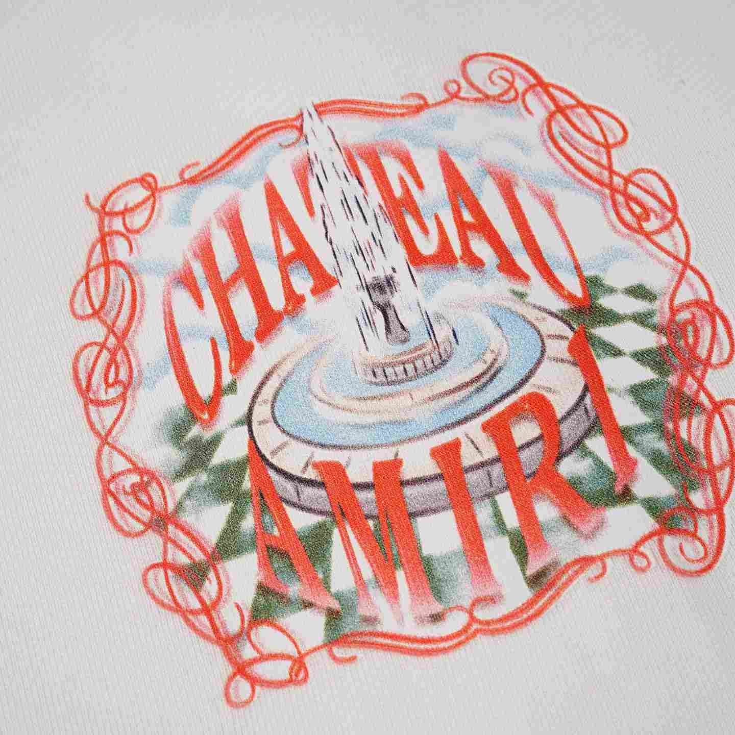 AMIRI Chateau Sketch Os Tee - DesignerGu