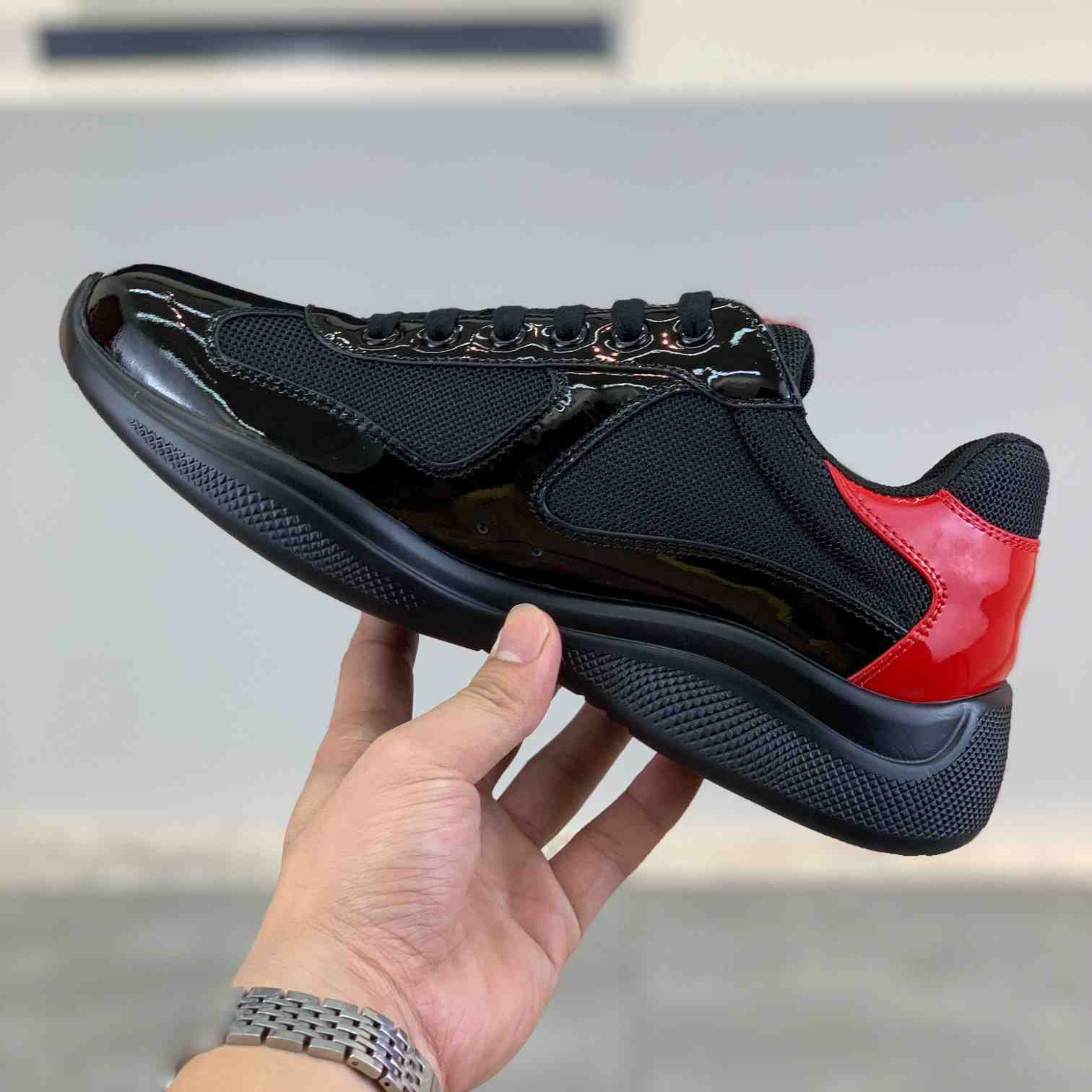 Prada America's Cup 'Anthracite Red' - DesignerGu