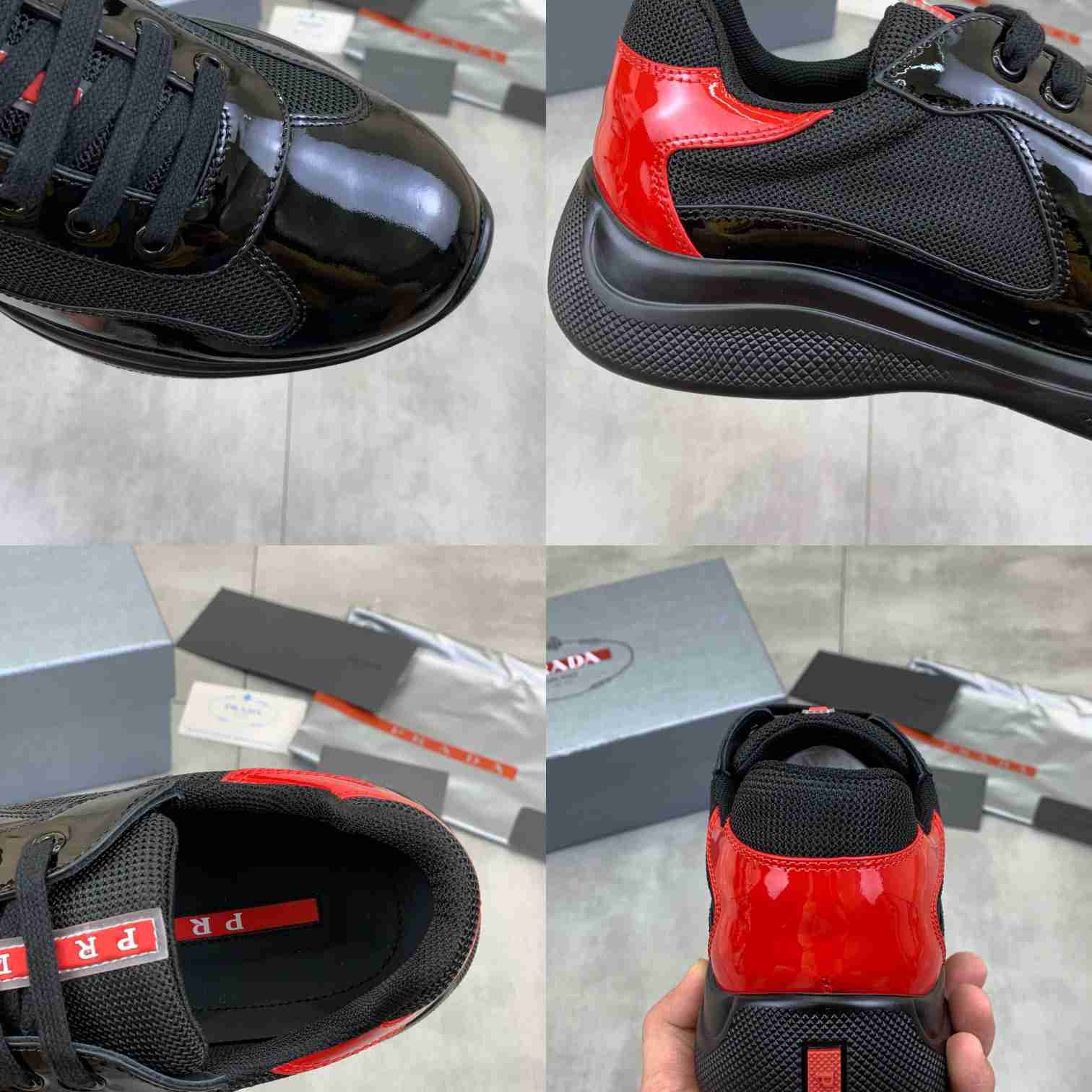Prada America's Cup 'Anthracite Red' - DesignerGu