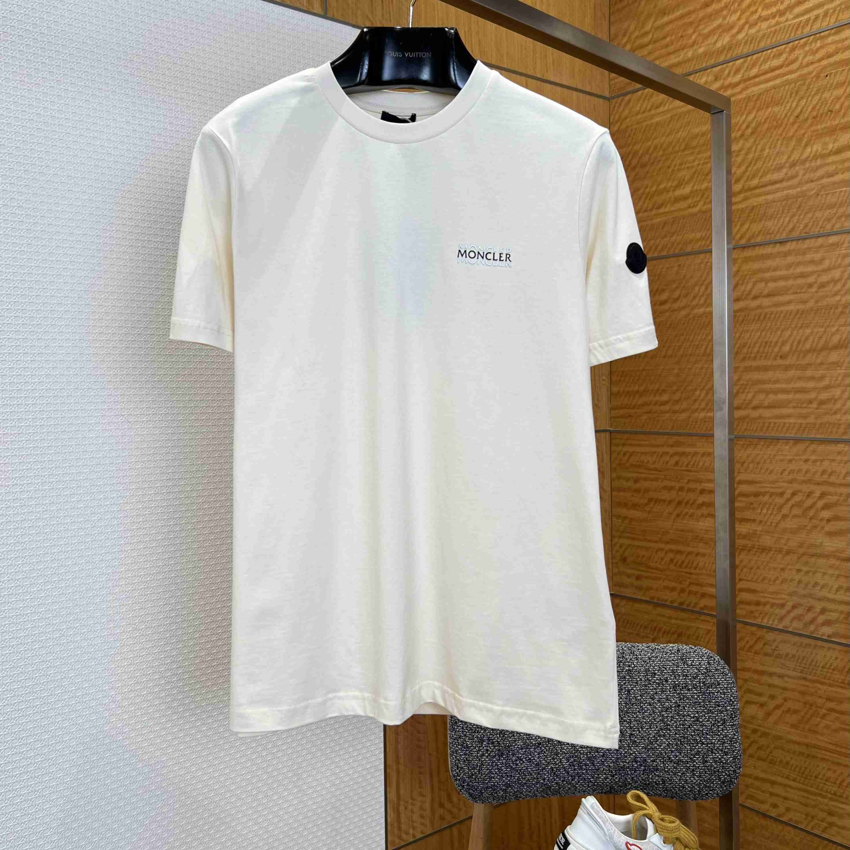 Moncler  Logo Cotton Jersey T-Shirt - DesignerGu