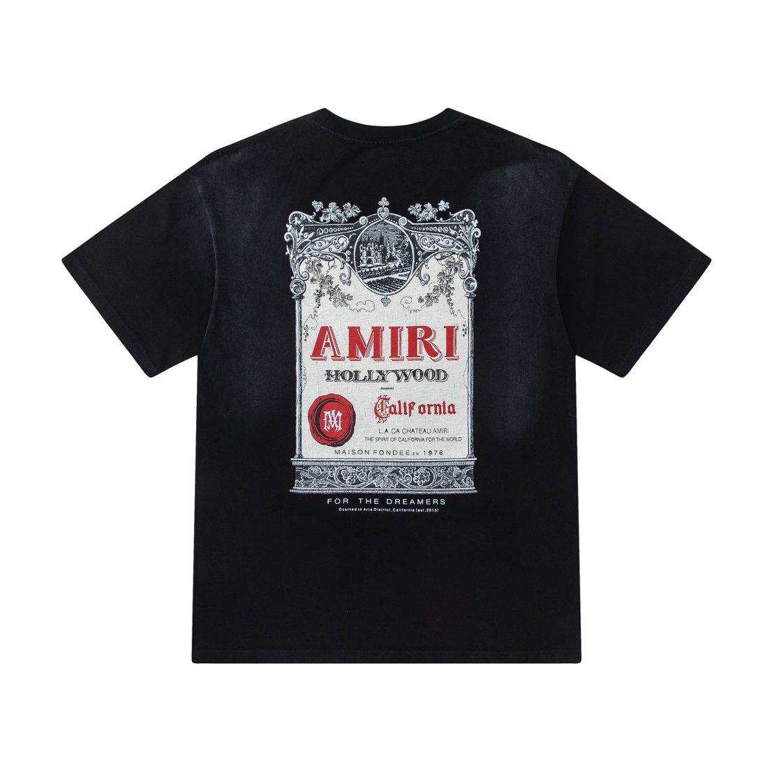 Amiri  Chateau Stamp Oversized Tee - DesignerGu