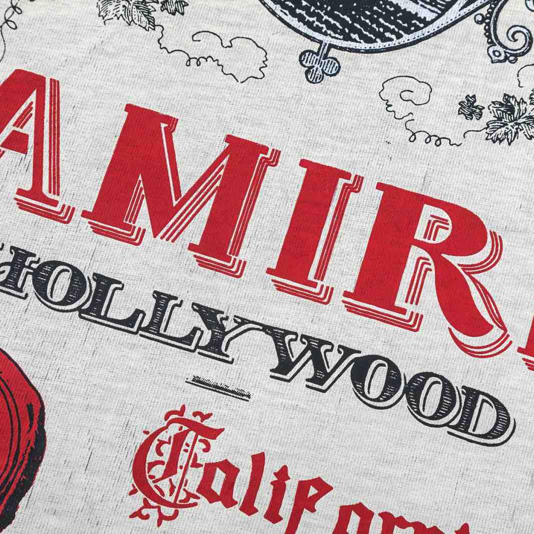 Amiri  Chateau Stamp Oversized Tee - DesignerGu