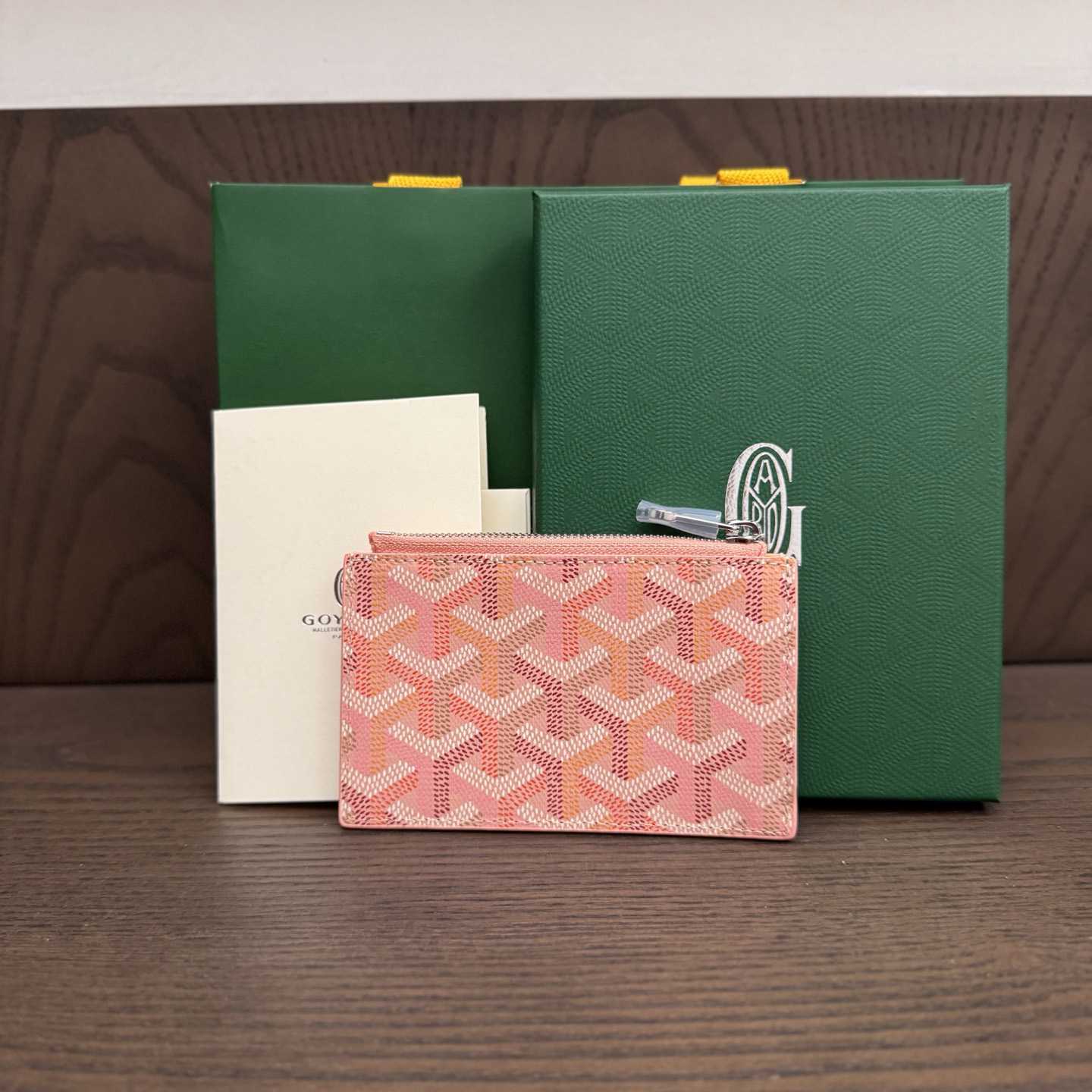Goyard Bourbon Zipped Card Holder - DesignerGu
