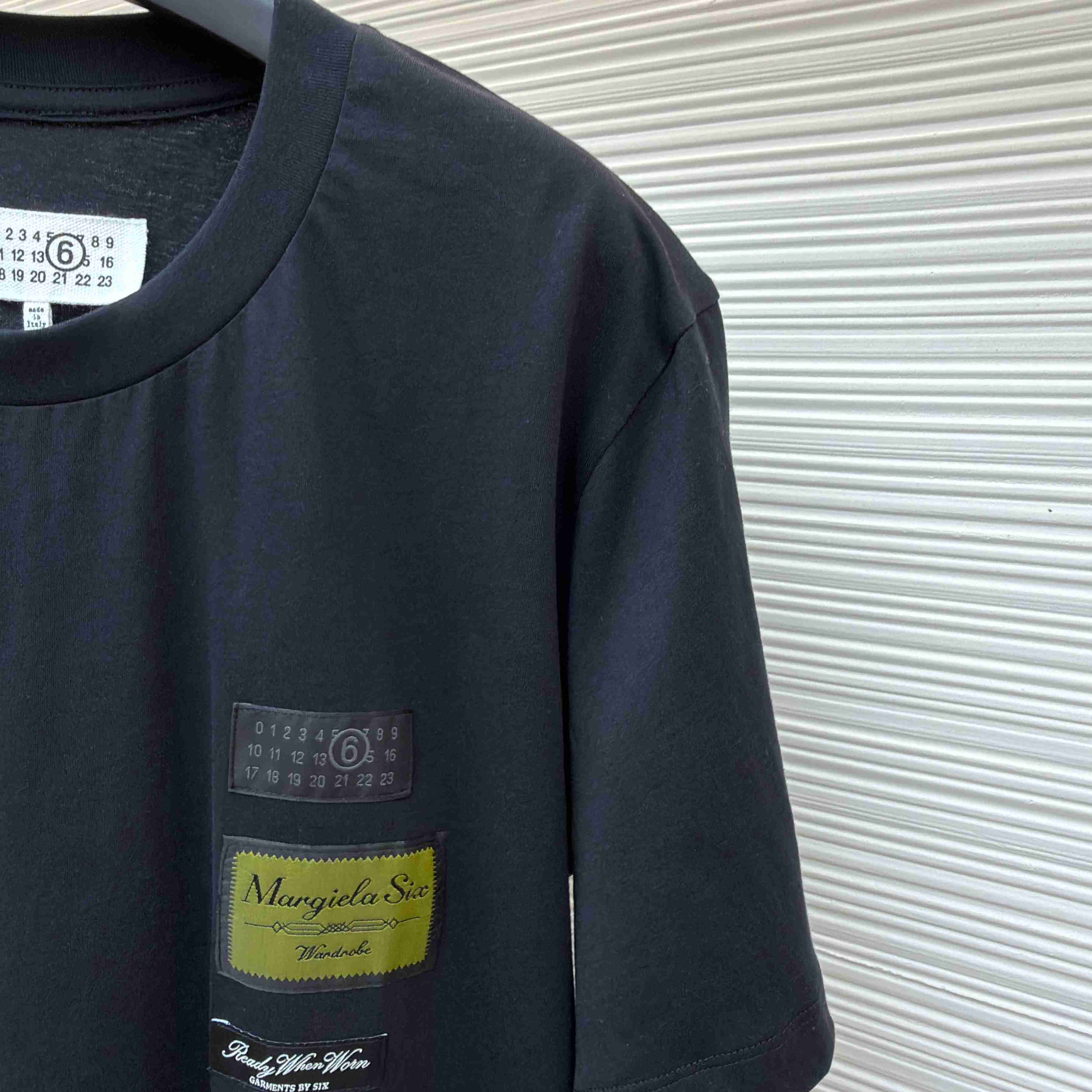 Maison Margiela Black Label Patch T-shirt - DesignerGu