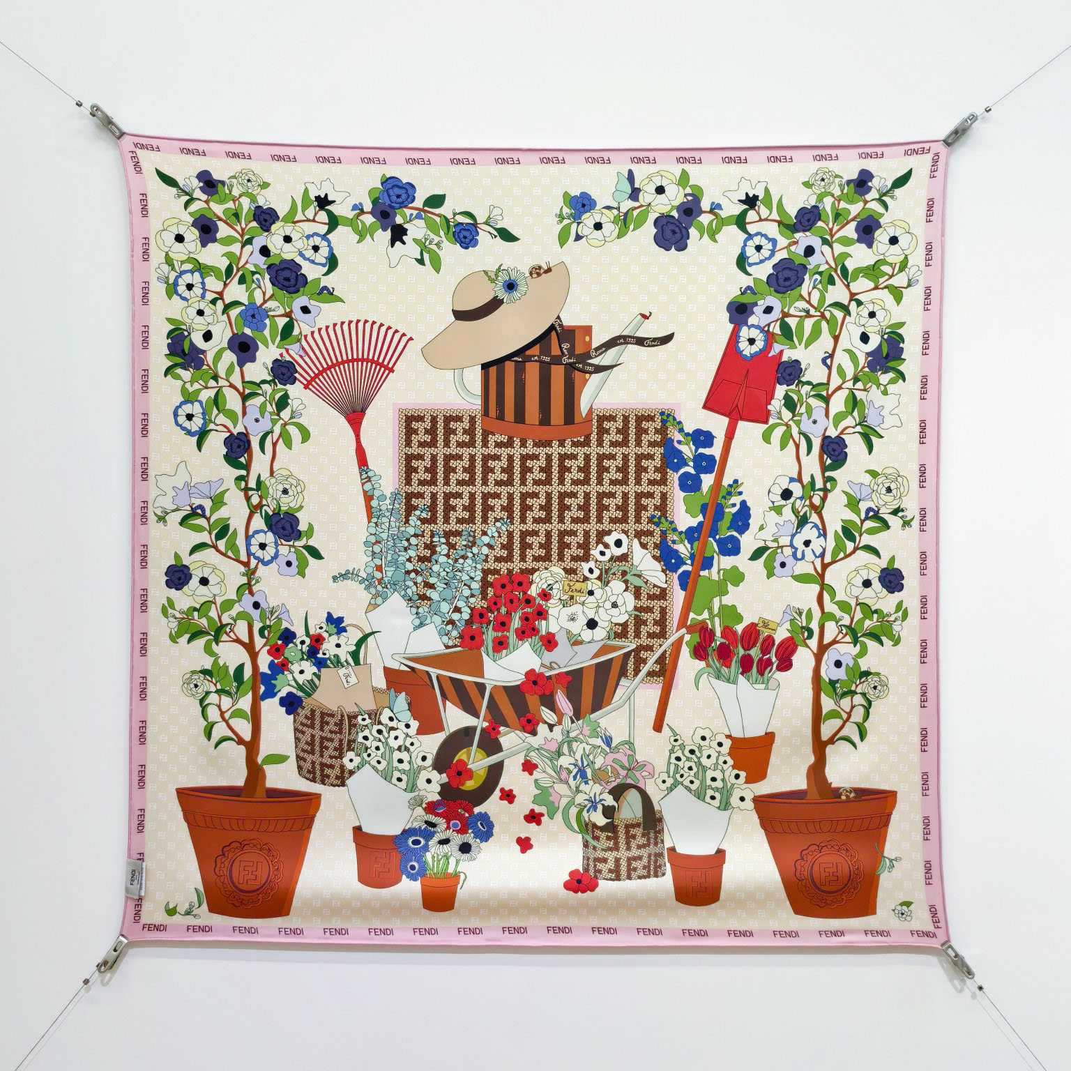 Fendi Gardening Foulard - DesignerGu