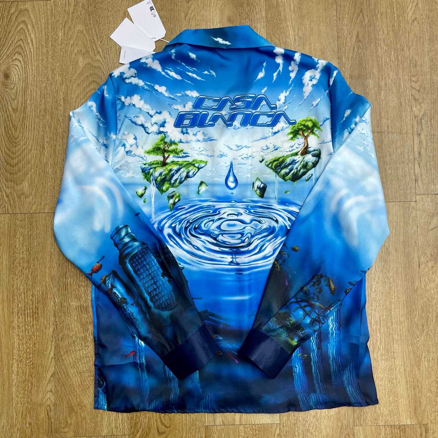 Casablanca Lost Atlantis Long Sleeve Silk Shirt CA3573 - DesignerGu