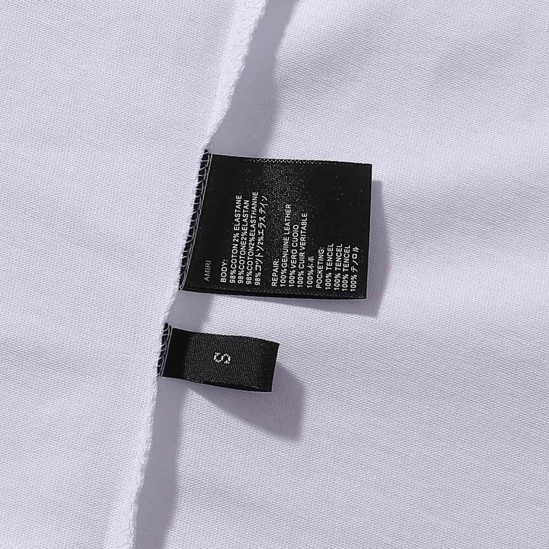 Amiri Crystal Script Tee - DesignerGu