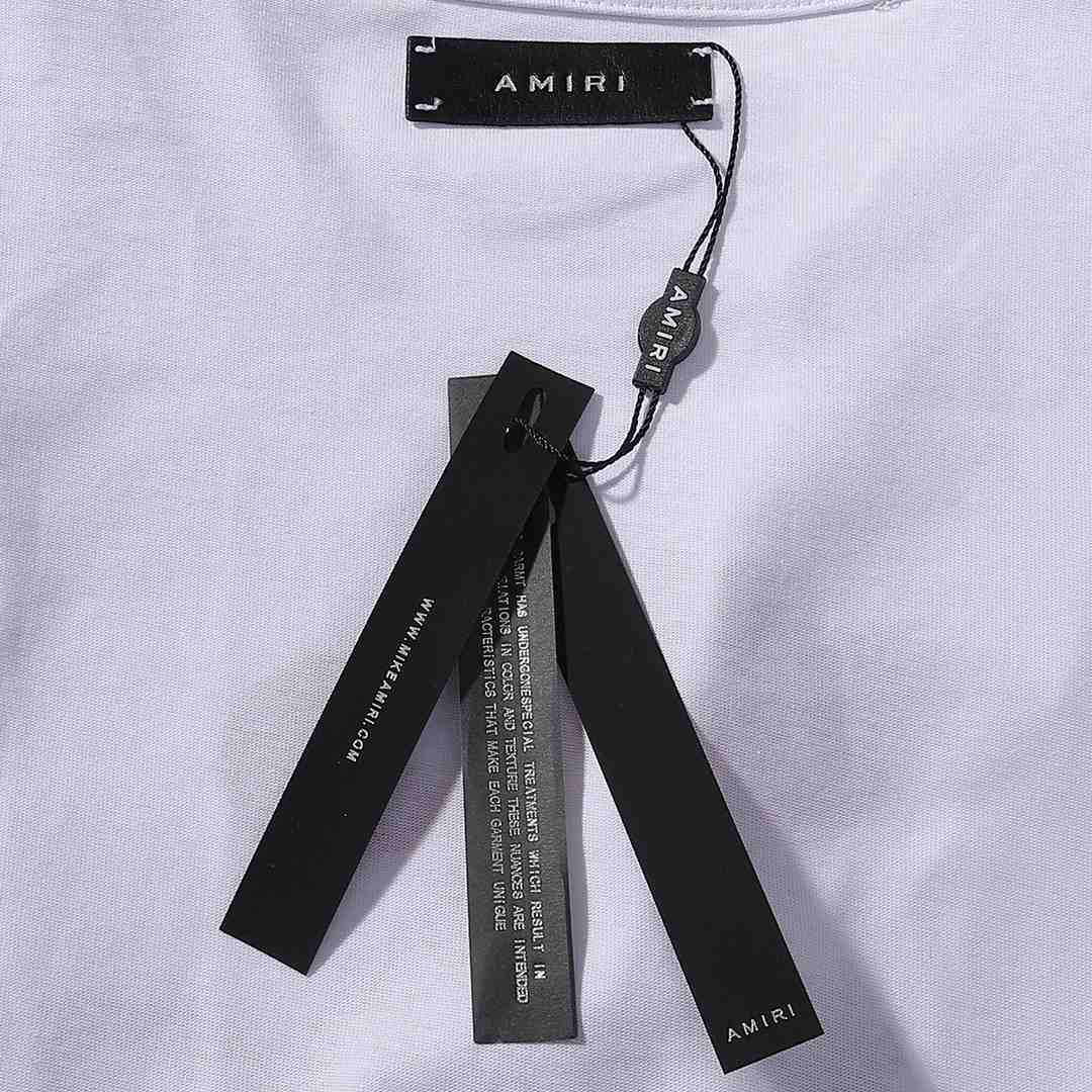 Amiri Crystal Script Tee - DesignerGu