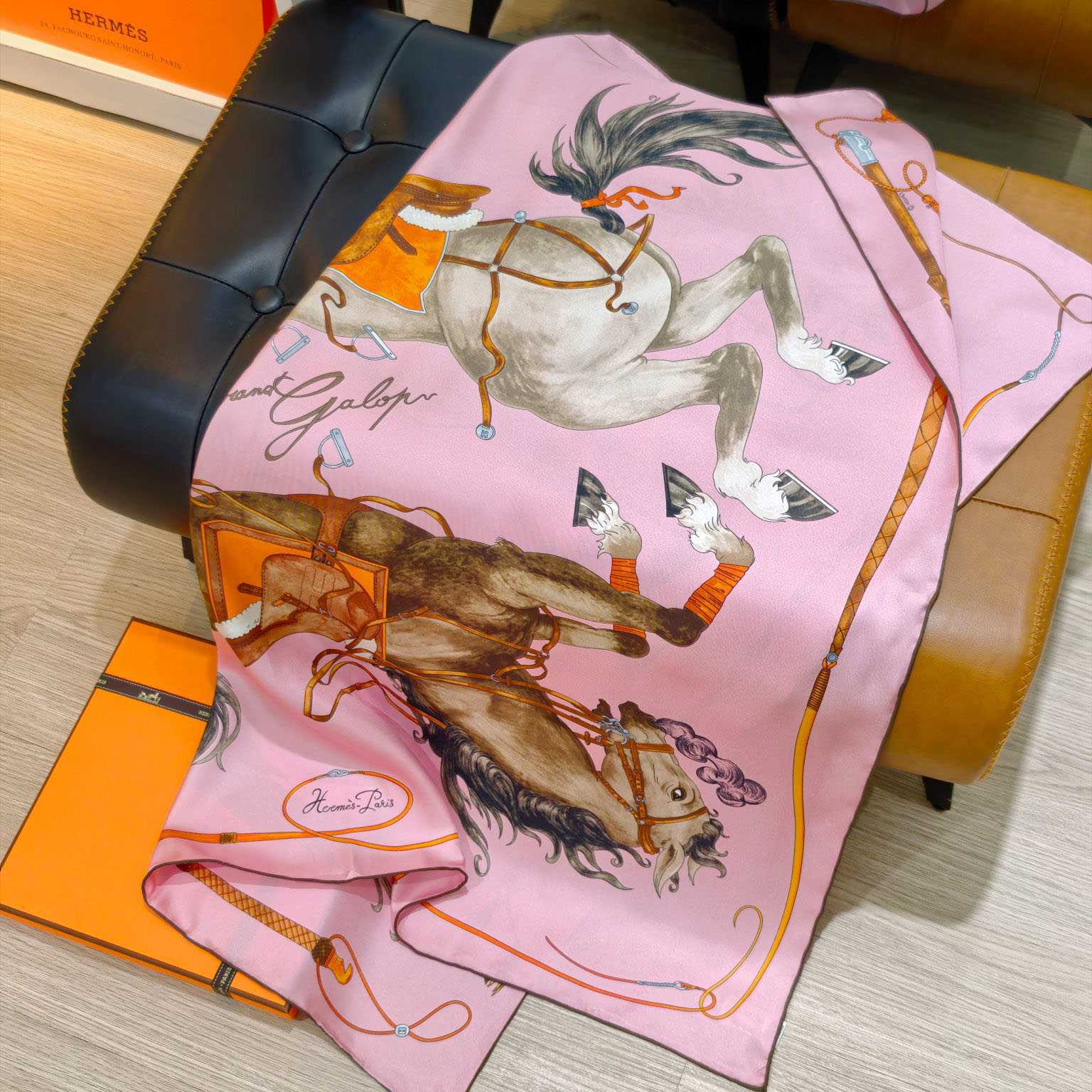 Hermes Grand Galop Scarf 90 - DesignerGu
