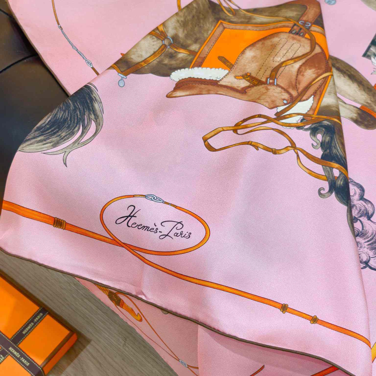 Hermes Grand Galop Scarf 90 - DesignerGu