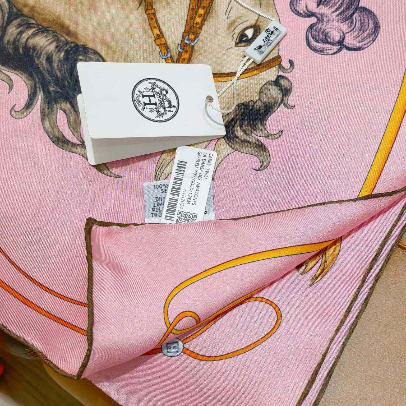 Hermes Grand Galop Scarf 90 - DesignerGu