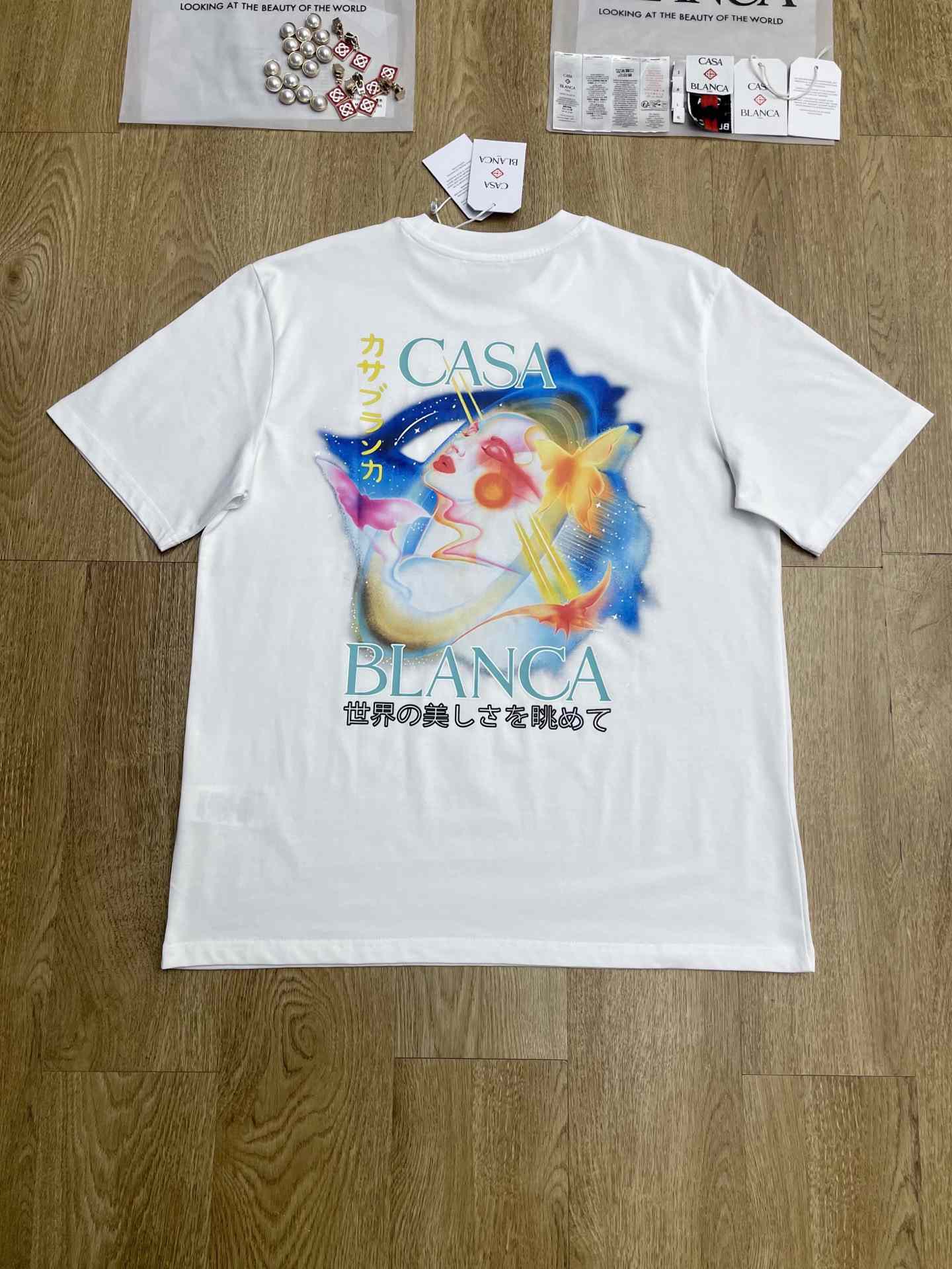 Casablanca Galactic Connection T-Shirt  C1041 - DesignerGu