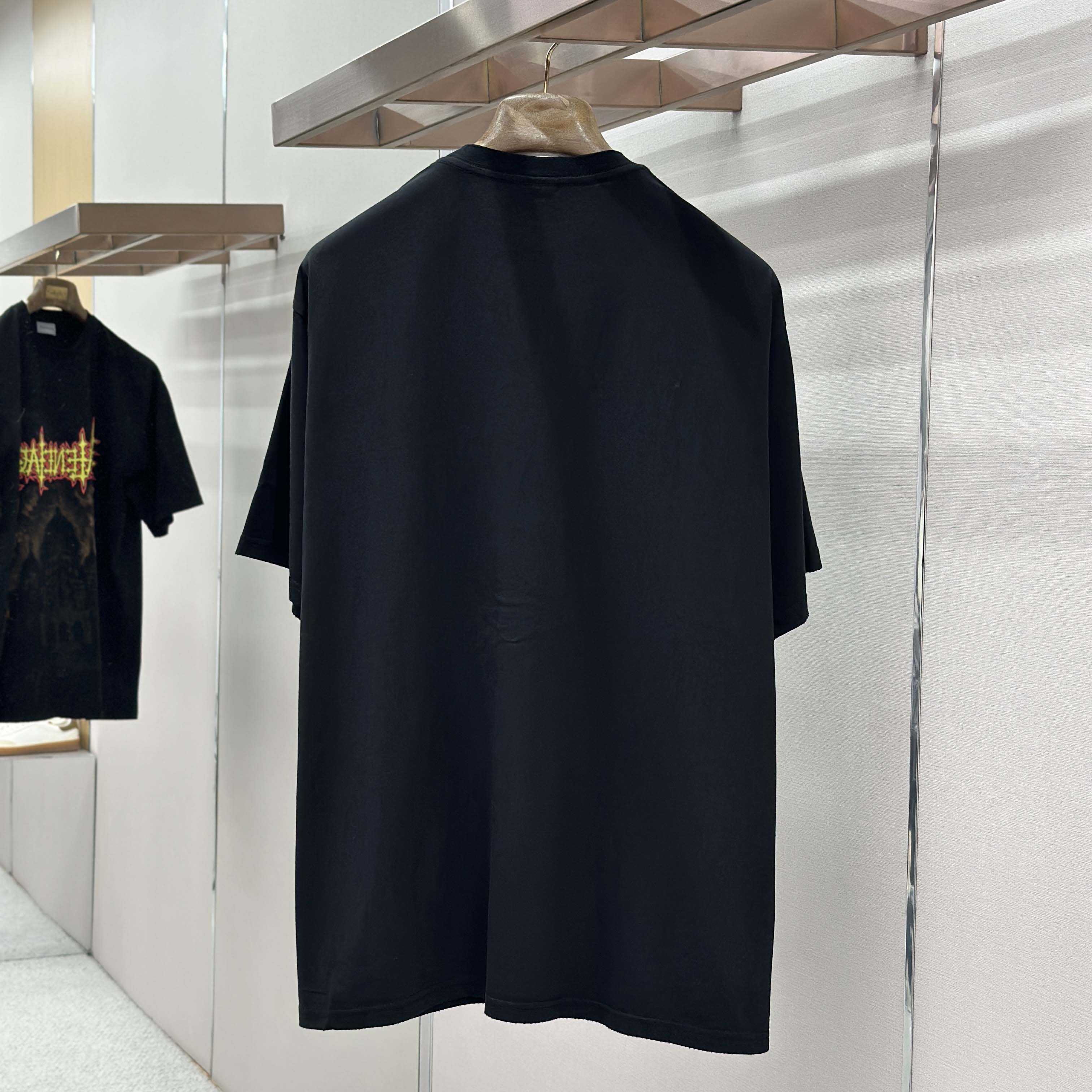Balenciaga Paris Thunderstorm Oversized T-Shirt  - DesignerGu