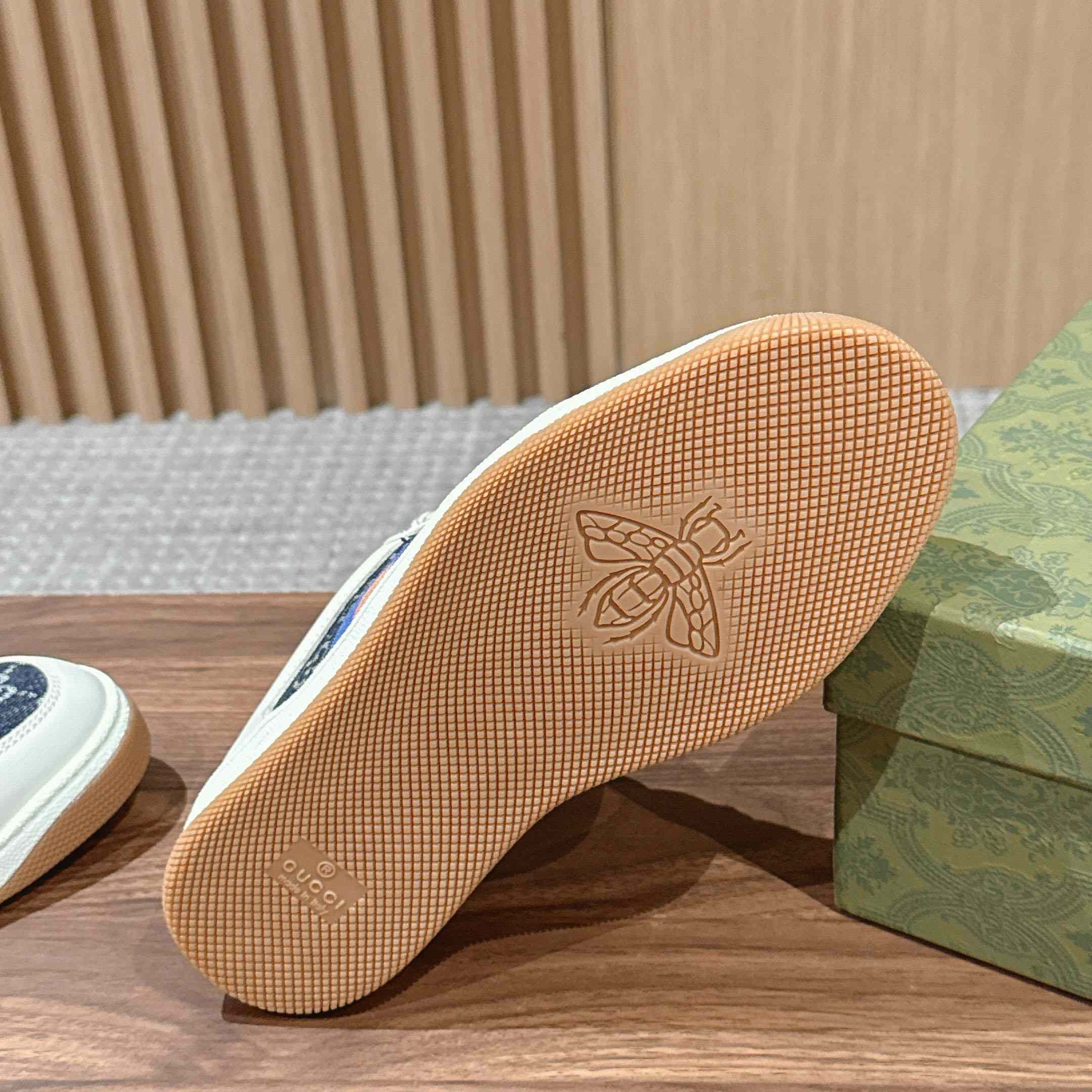 Gucci Screener 'GG Canvas - Denim Ivory' - DesignerGu