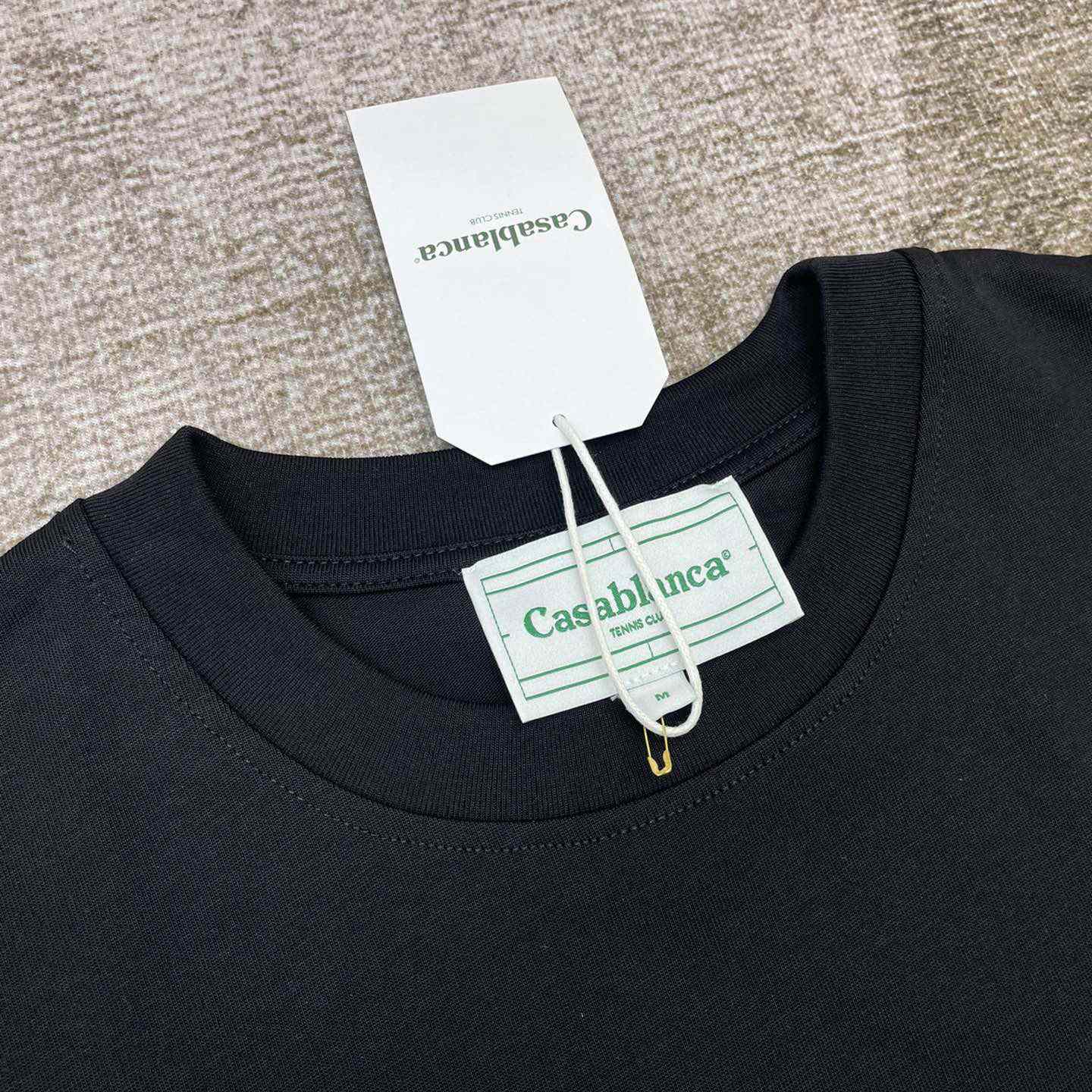 Casablanca Screen Printed T-Shirt 'Croquis De Tennis' C899 - DesignerGu