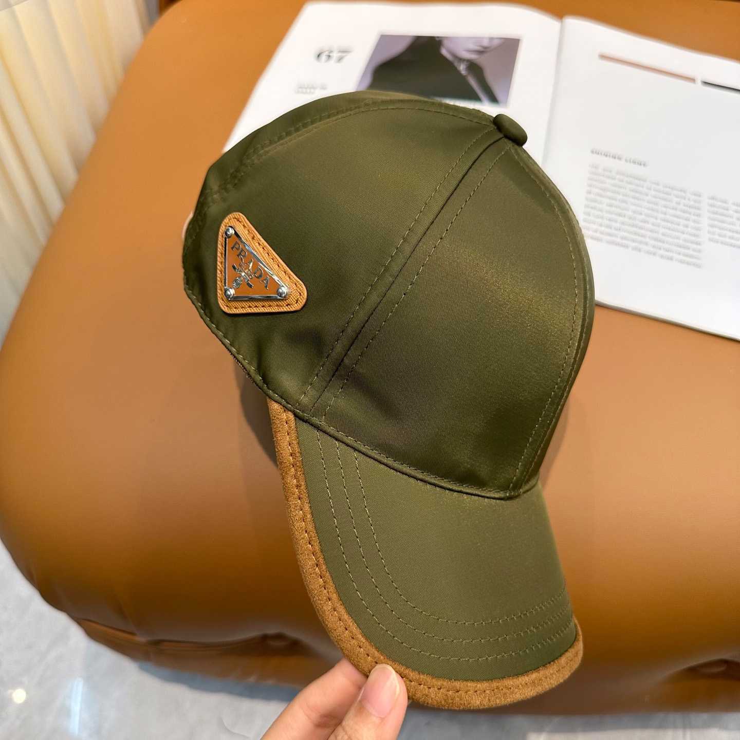 Prada Re-Nylon Baseball Cap - DesignerGu