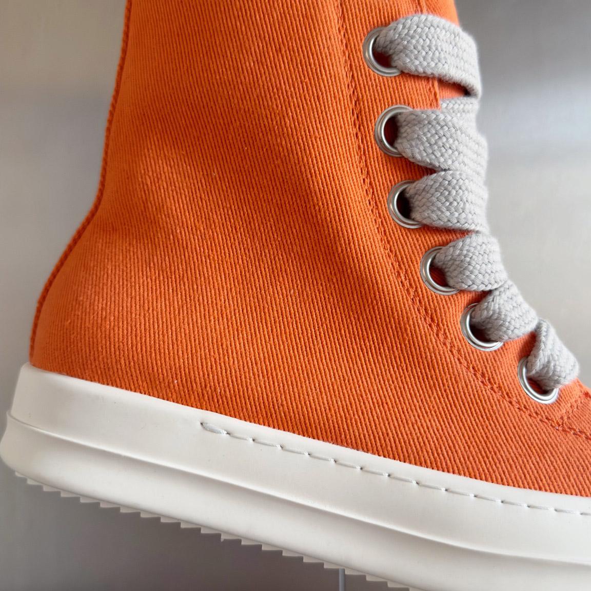 Rick Owens DRKSHDW Ramones High 'Orange Milk' - DesignerGu