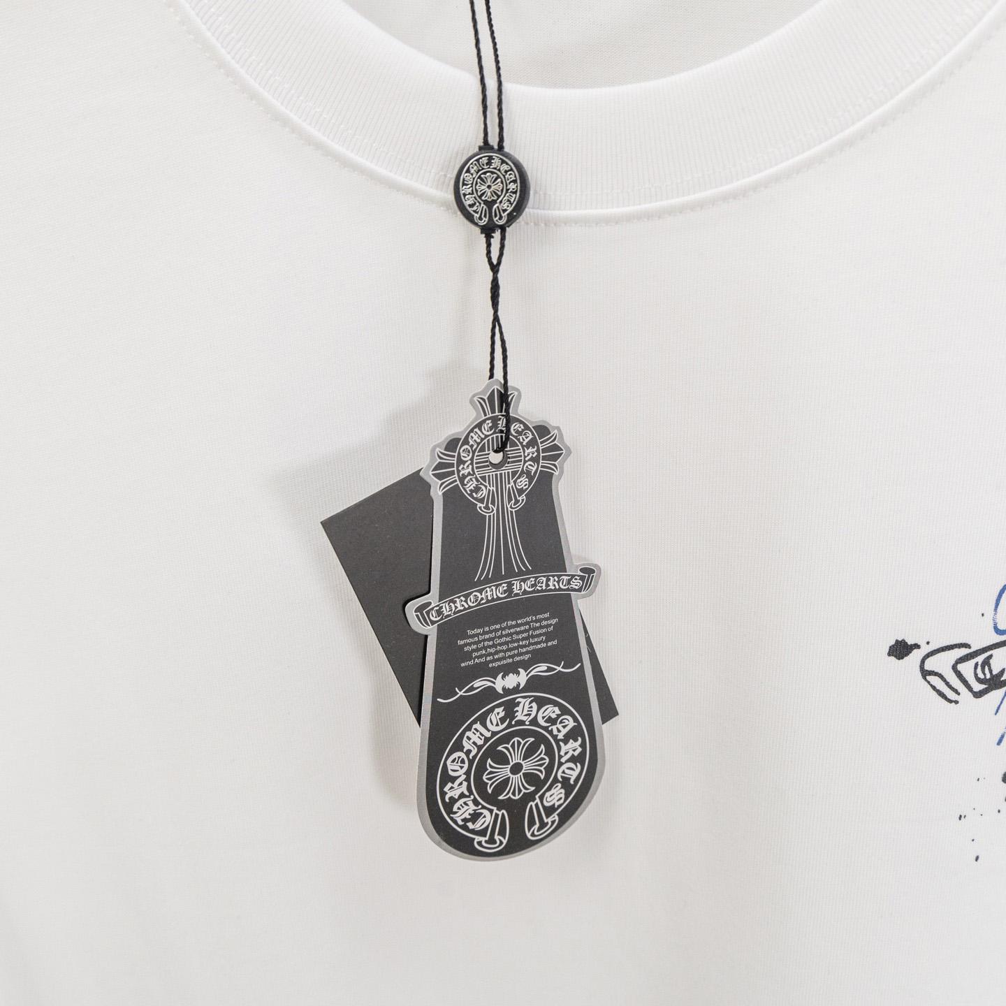 Chrome Hearts Cross-printed horseshoe T-shirt  'Black' - DesignerGu