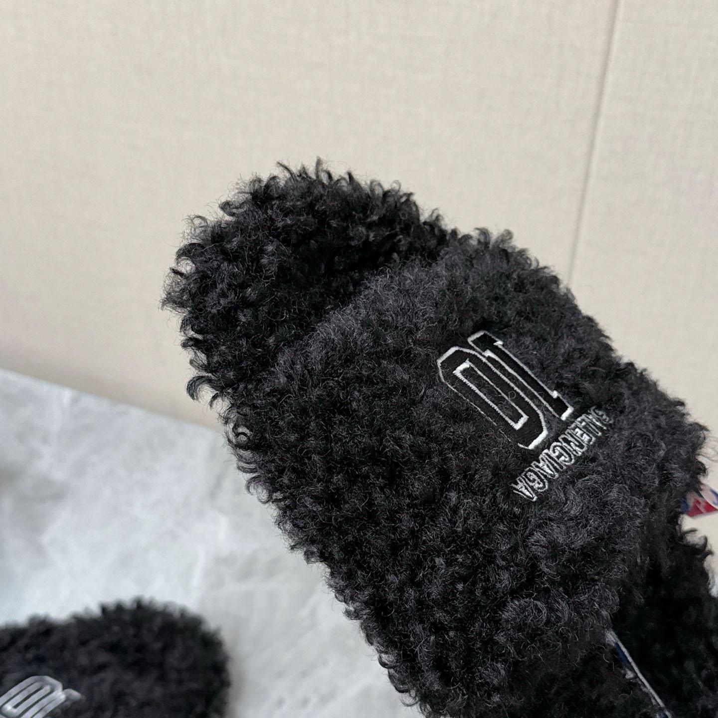 Balenciaga | Nba Collaboration Furry Open Mule - DesignerGu