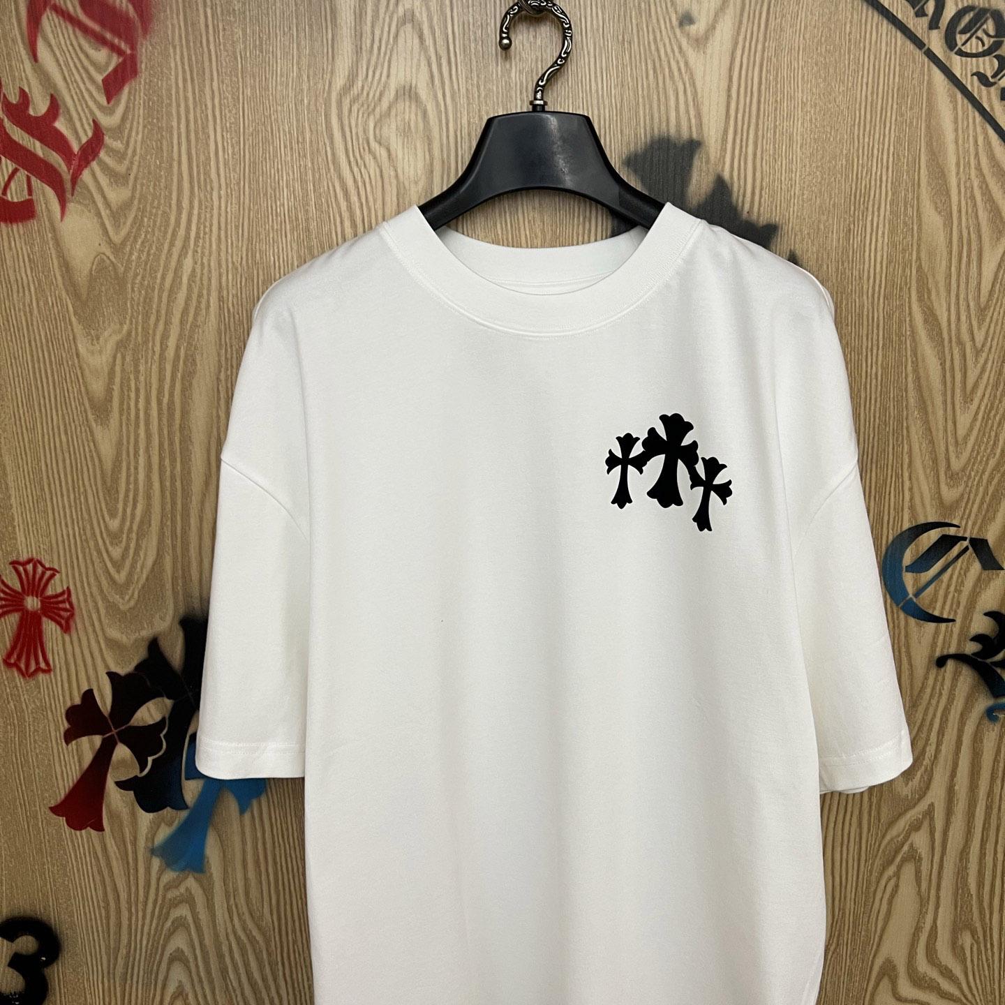 Chrome Hearts Triple Cross T-Shirt 'White' - DesignerGu