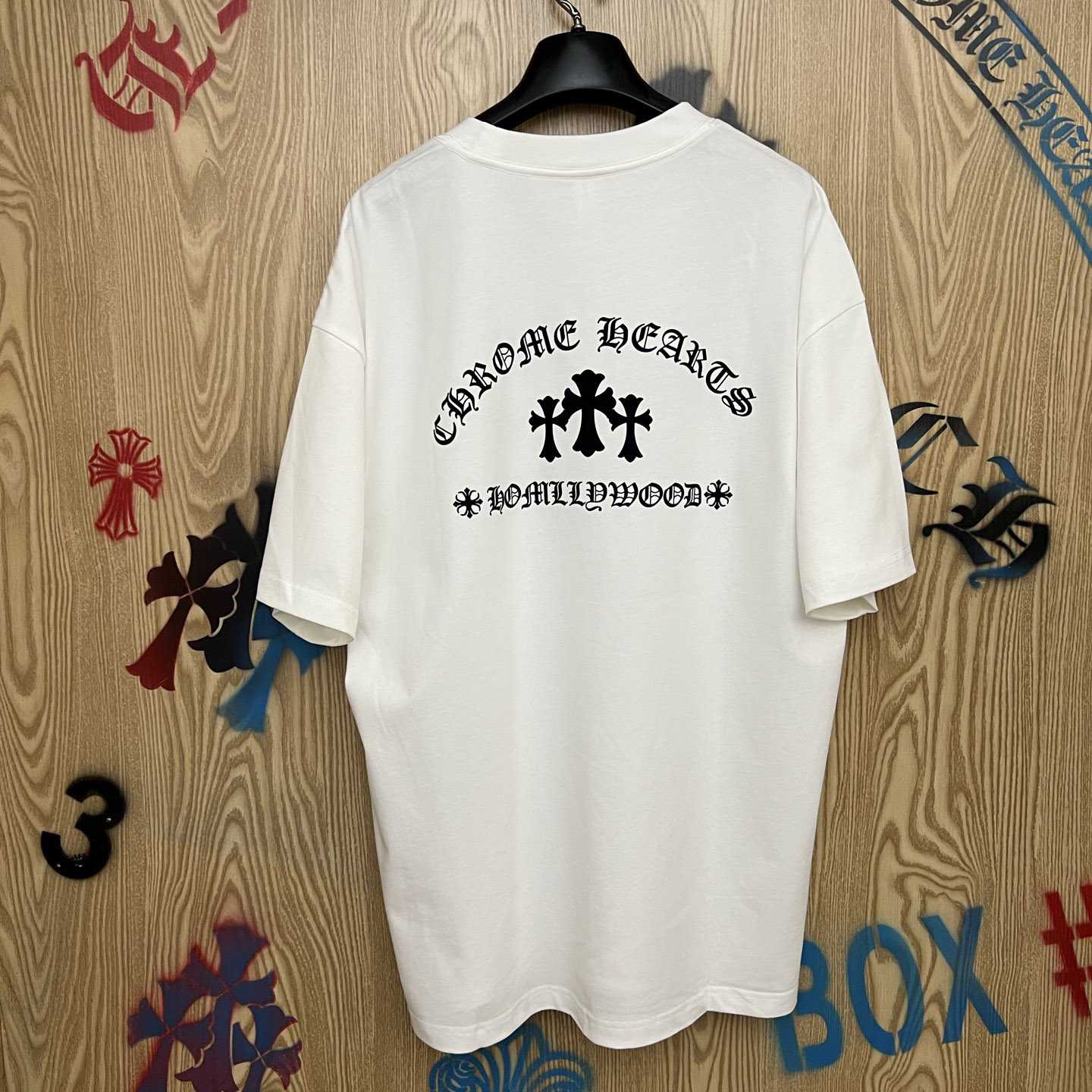 Chrome Hearts Triple Cross T-Shirt 'White' - DesignerGu