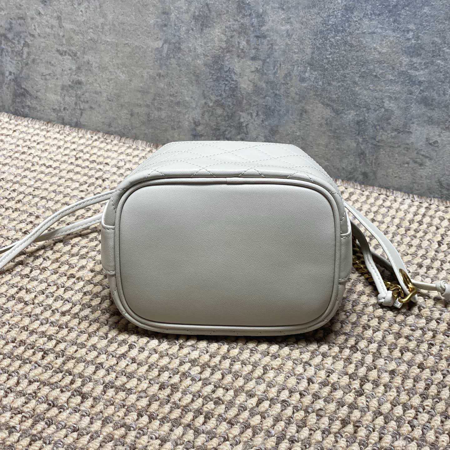 Saint Laurent Cassandre Quilted Leather Bucket Bag - DesignerGu
