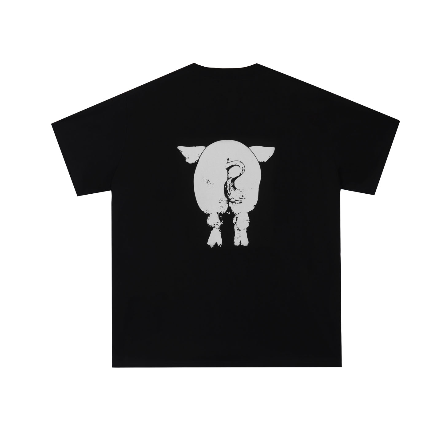 Enfants Riches Déprimés E.R.D Human & Pig Print Short Sleeves Tee - DesignerGu