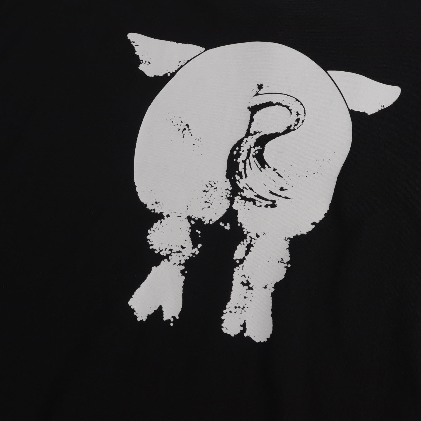 Enfants Riches Déprimés E.R.D Human & Pig Print Short Sleeves Tee - DesignerGu