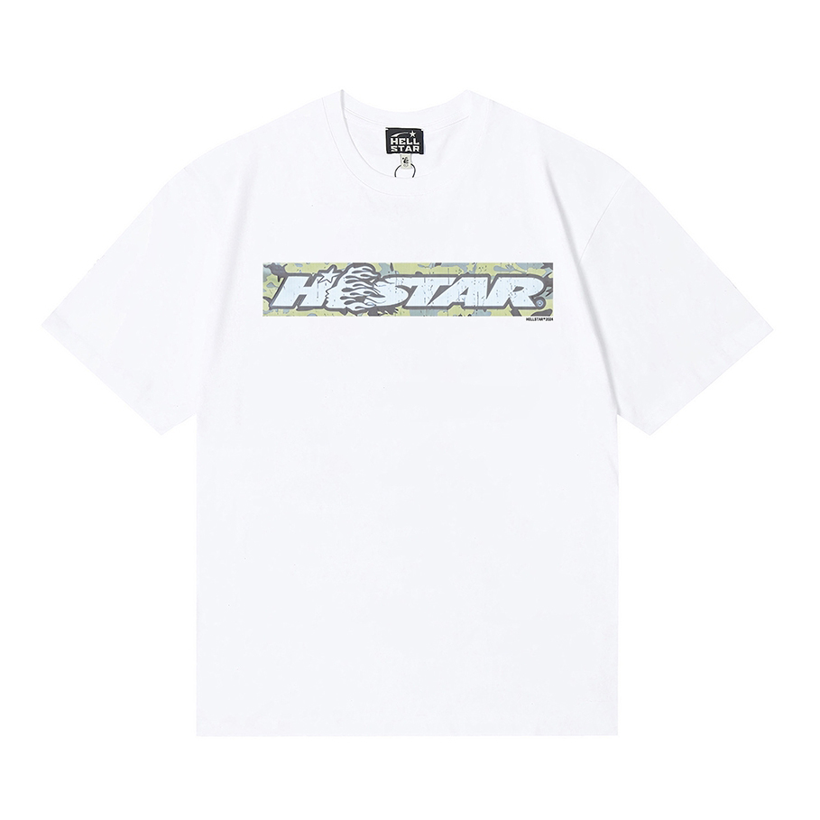 Hellstar Box Logo T-Shirt  - DesignerGu