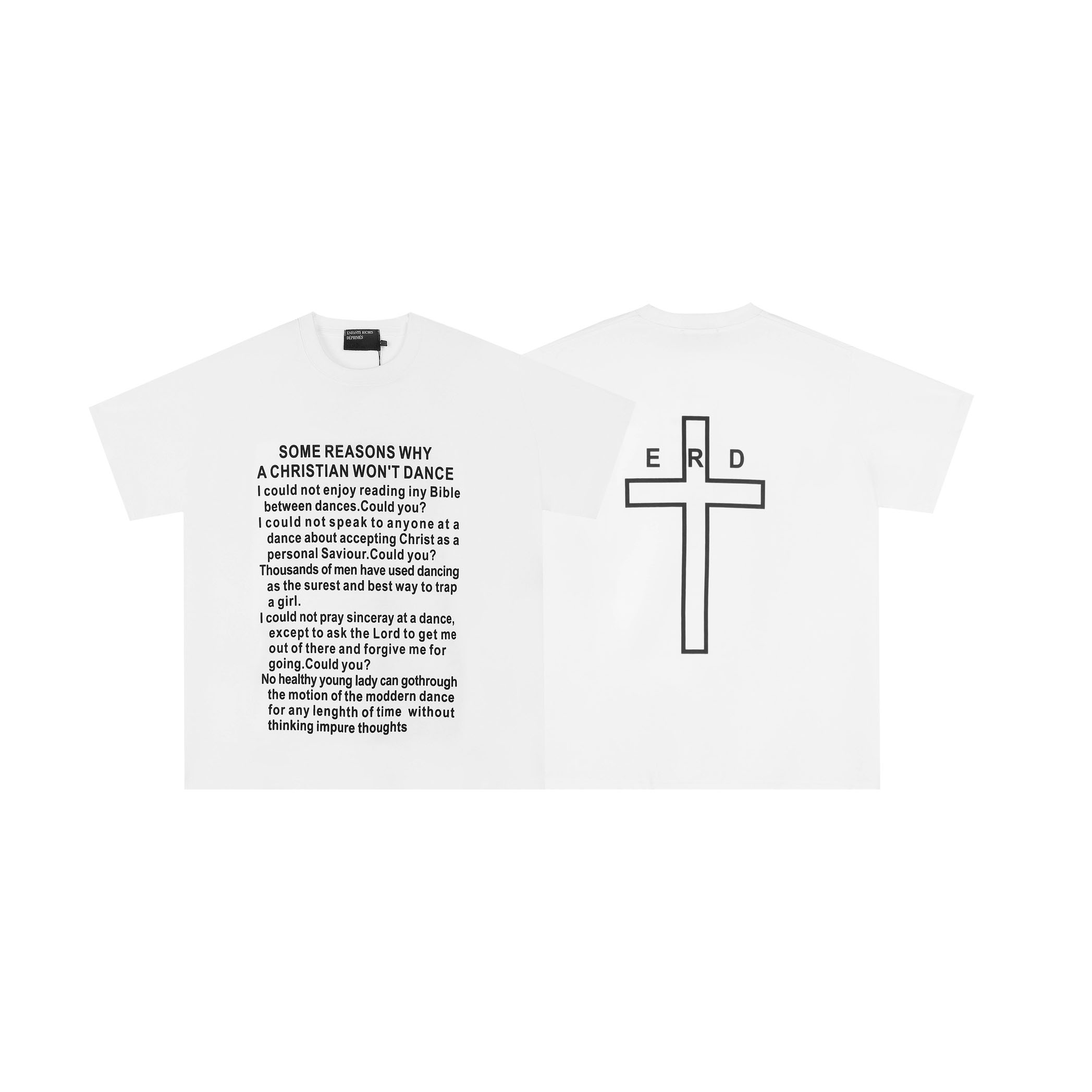 Enfants Riches Déprimés Some Reasons Why T-Shirt 'White' - DesignerGu