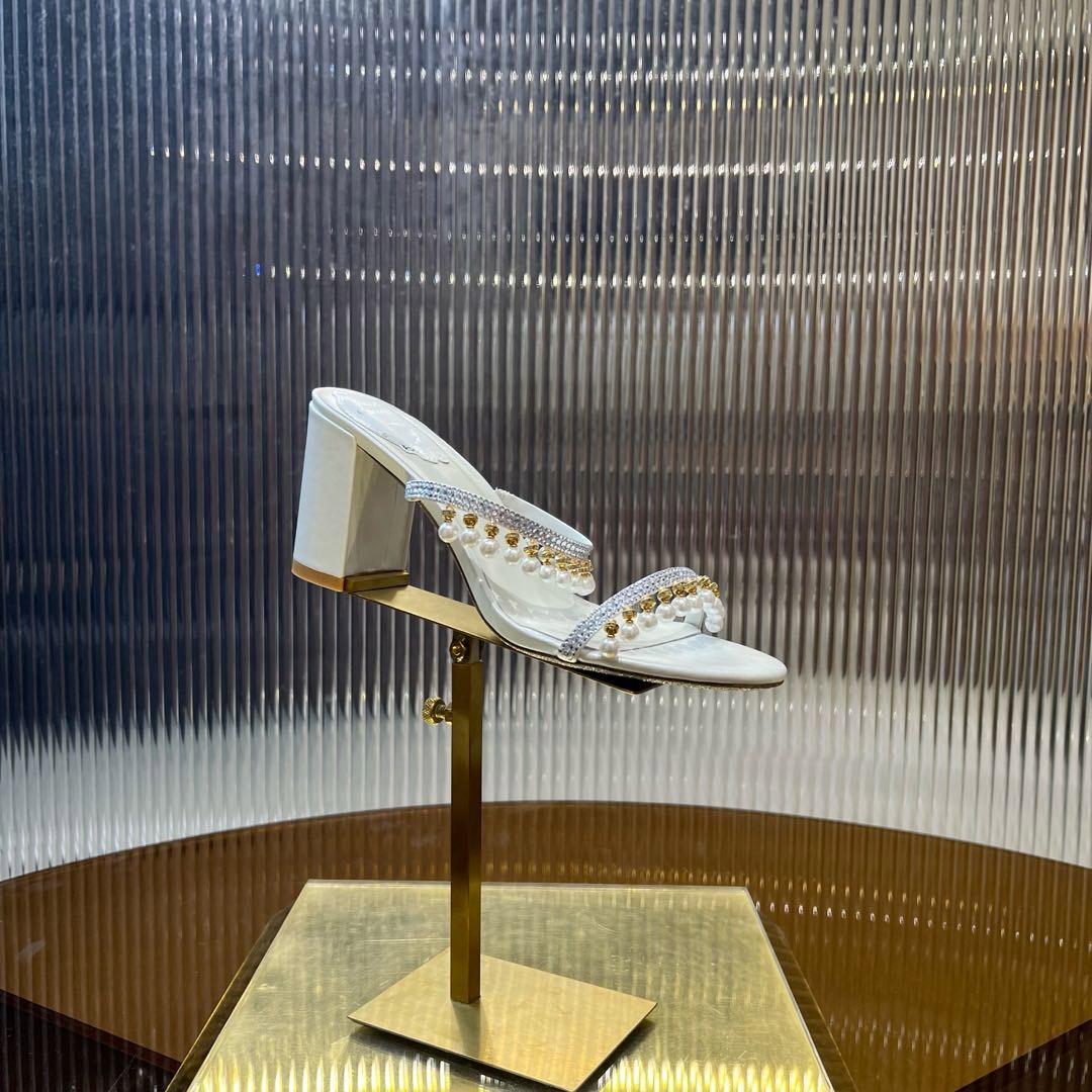 Rene CaovillaChandelier Mules - DesignerGu