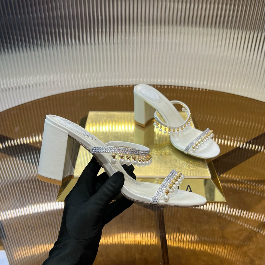 Rene CaovillaChandelier Mules - DesignerGu
