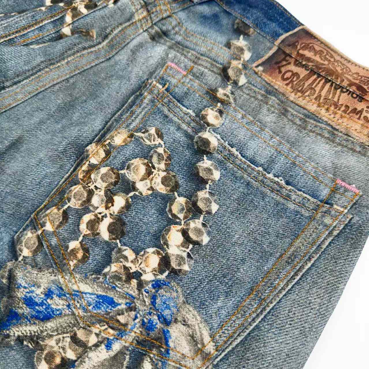 Acne Studios 1981 Loose Fit Jeans 'Mid Blue' - DesignerGu