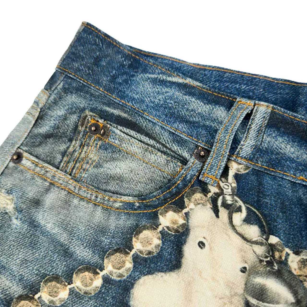 Acne Studios 1981 Loose Fit Jeans 'Mid Blue' - DesignerGu