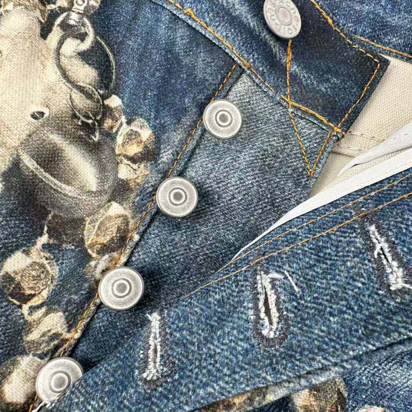 Acne Studios 1981 Loose Fit Jeans 'Mid Blue' - DesignerGu