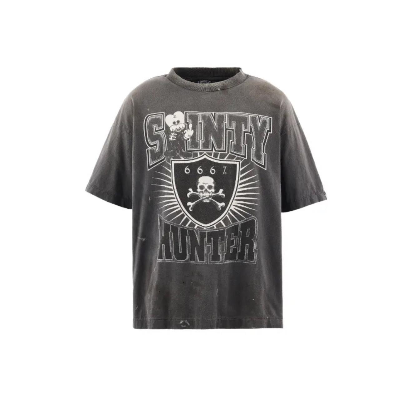 Saint Michael Sainty Hunter Graphic-Print T-Shirt - DesignerGu
