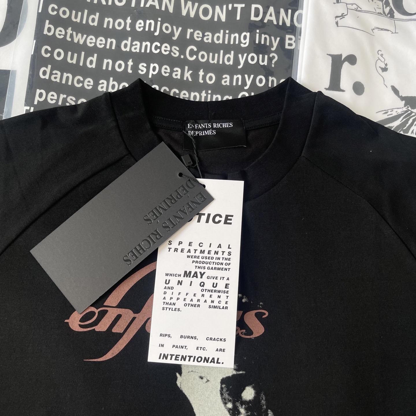 Enfants Riches Déprimés  Berlin Disco Mockneck T-Shirt - DesignerGu