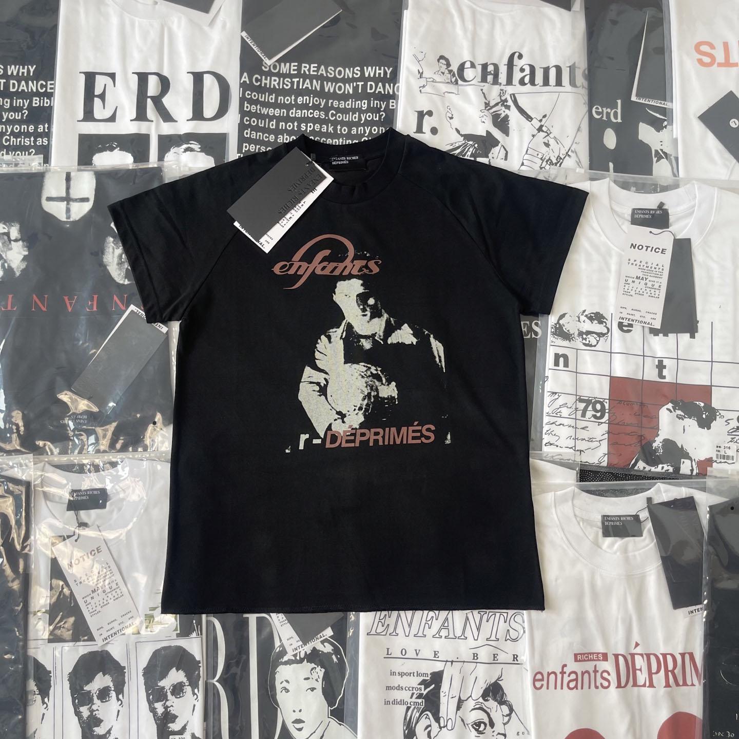 Enfants Riches Déprimés  Berlin Disco Mockneck T-Shirt - DesignerGu