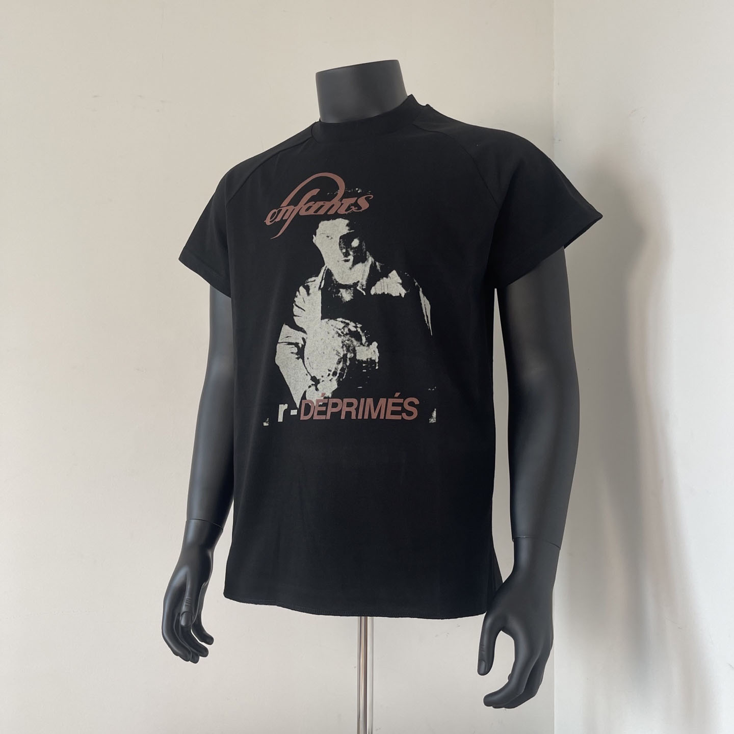 Enfants Riches Déprimés  Berlin Disco Mockneck T-Shirt - DesignerGu
