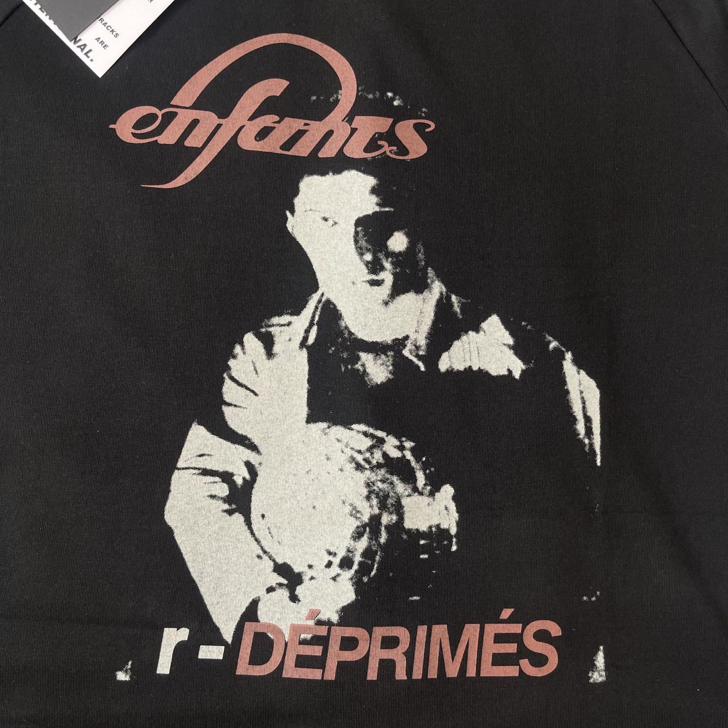 Enfants Riches Déprimés  Berlin Disco Mockneck T-Shirt - DesignerGu