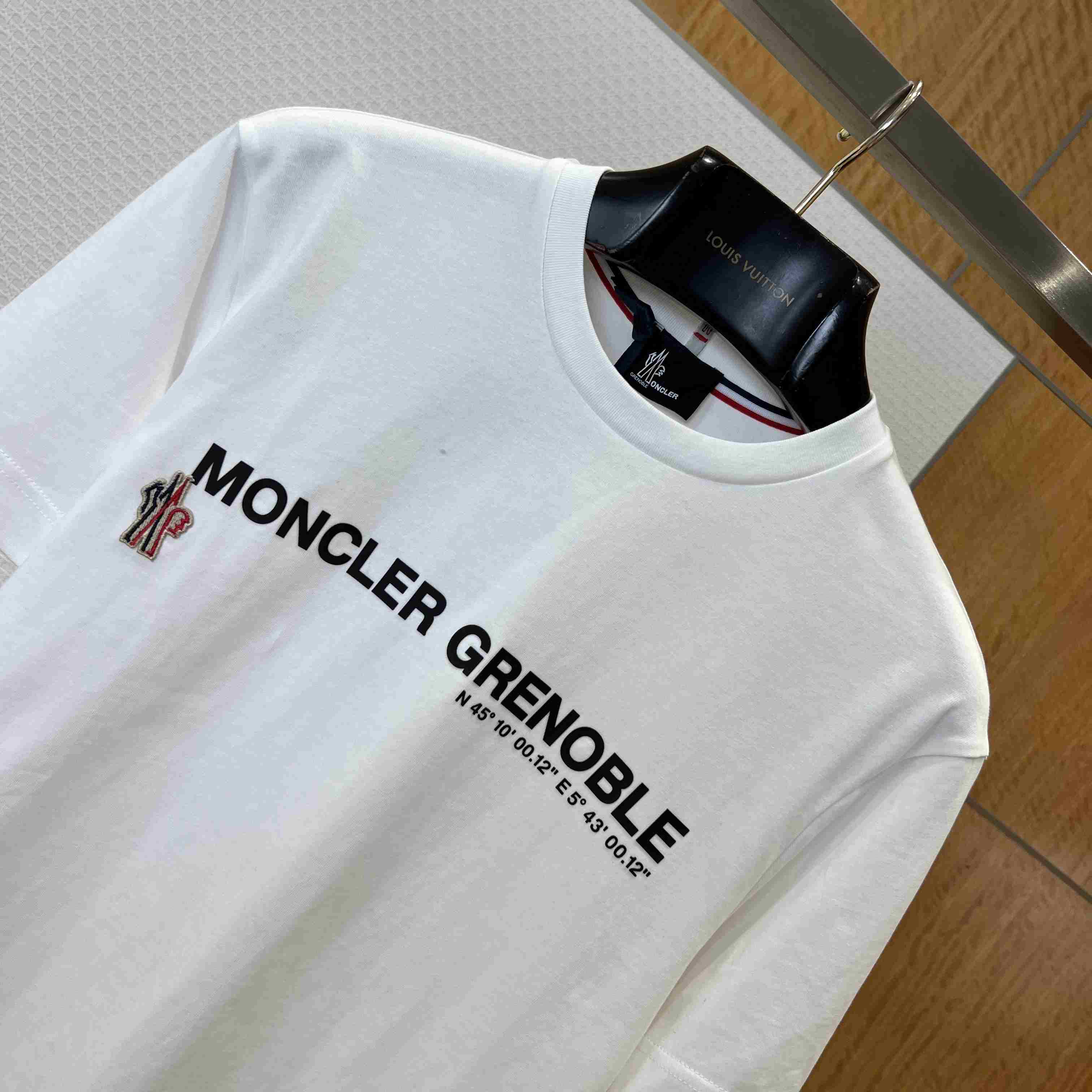 Moncler Logo Cotton Blend T-Shirt - DesignerGu