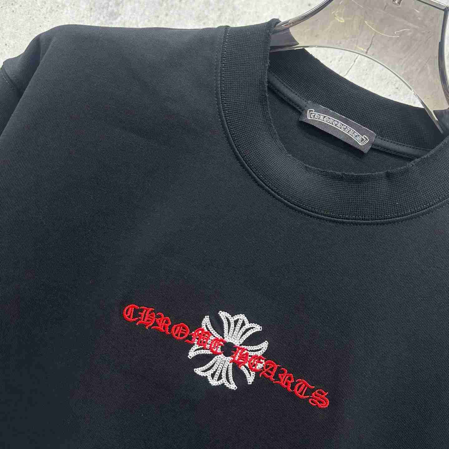Chrome Hearts  Embroidered Sanskrit Cross T-Shirt 'White' - DesignerGu