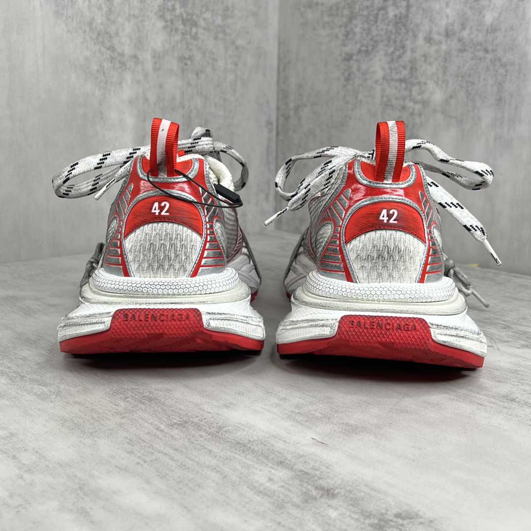 Balenciaga 3XL Sneaker 'Worn-Out - White Red' - DesignerGu