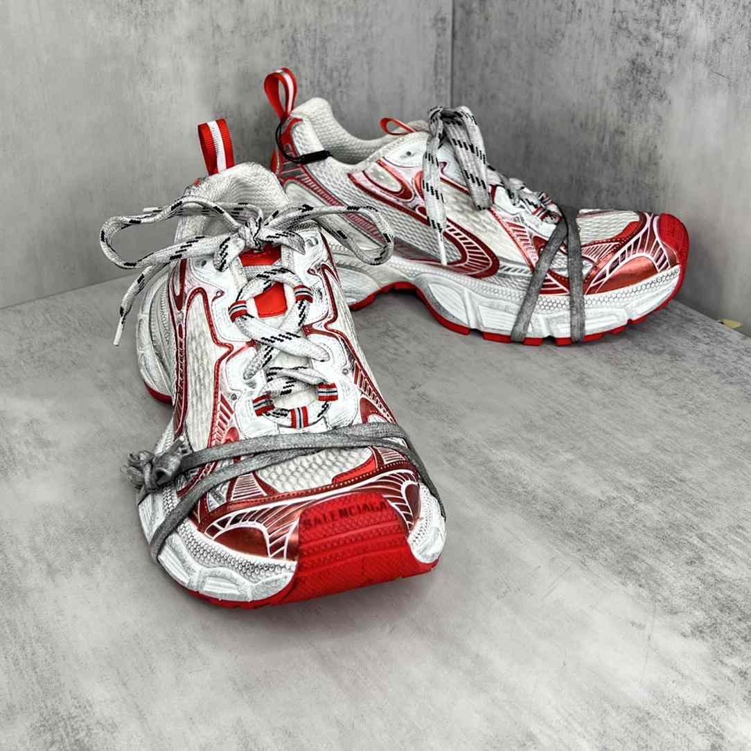Balenciaga 3XL Sneaker 'Worn-Out - White Red' - DesignerGu