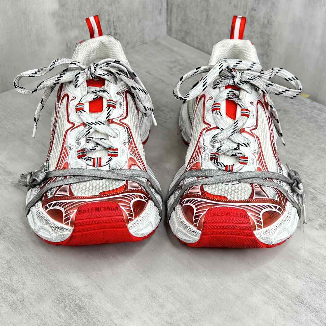 Balenciaga 3XL Sneaker 'Worn-Out - White Red' - DesignerGu