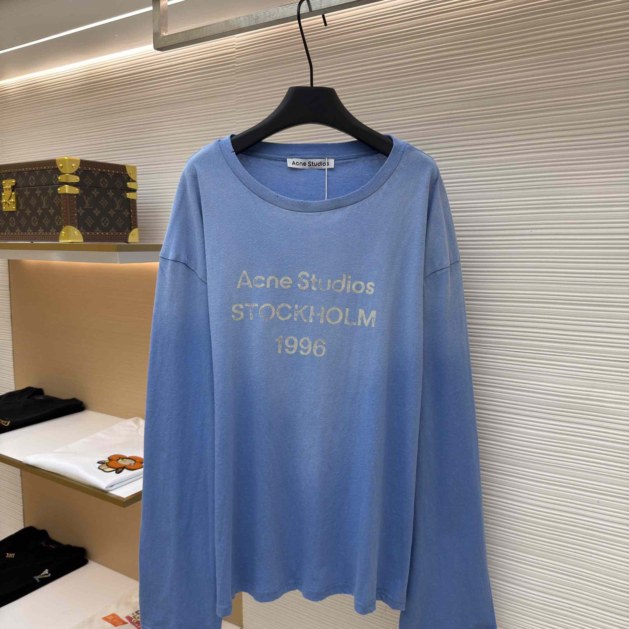 Acne Studios Sprayed 1996 Logo T-shirt - DesignerGu
