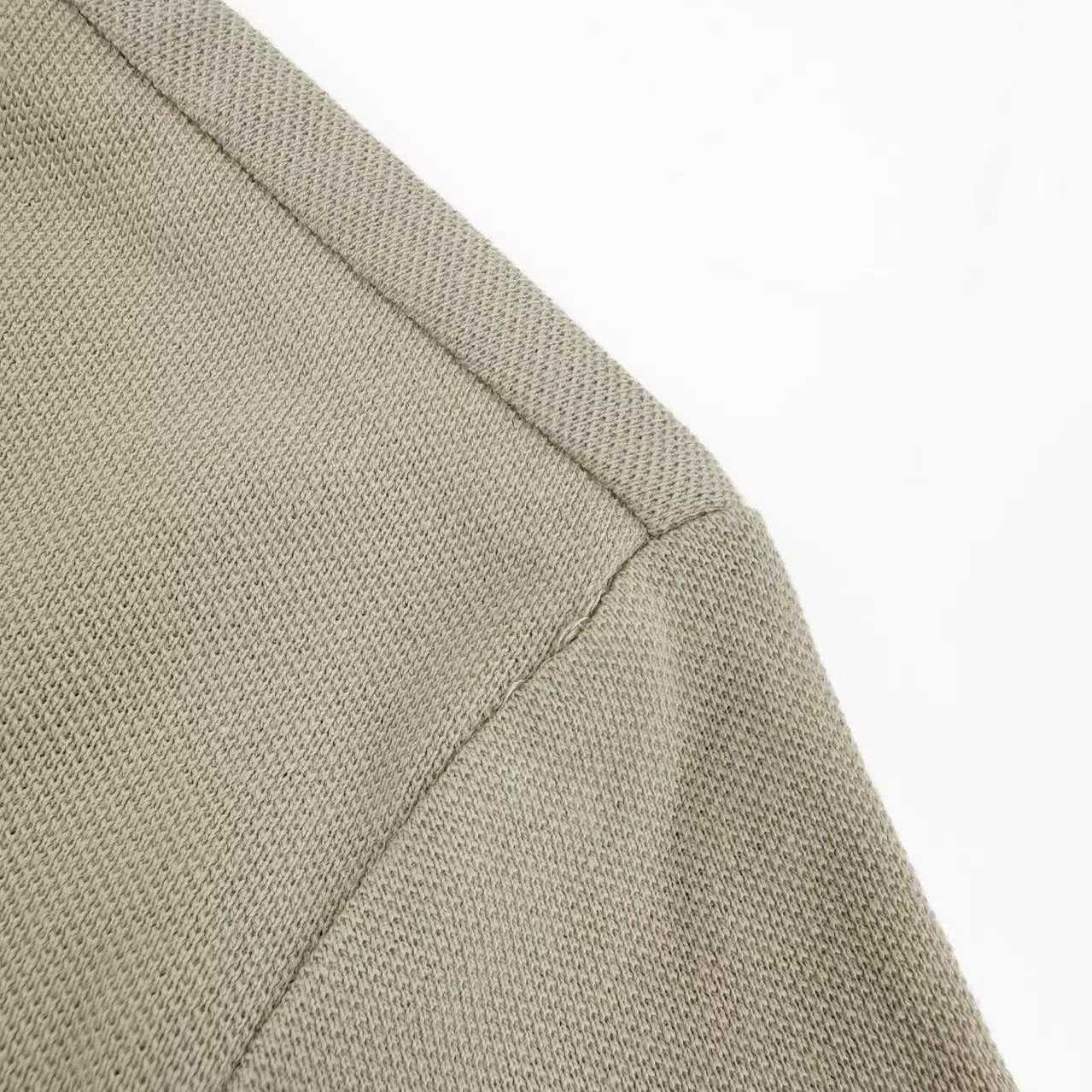 Moncler Logo Cotton Piquet Half-Zip Polo Shirt - DesignerGu