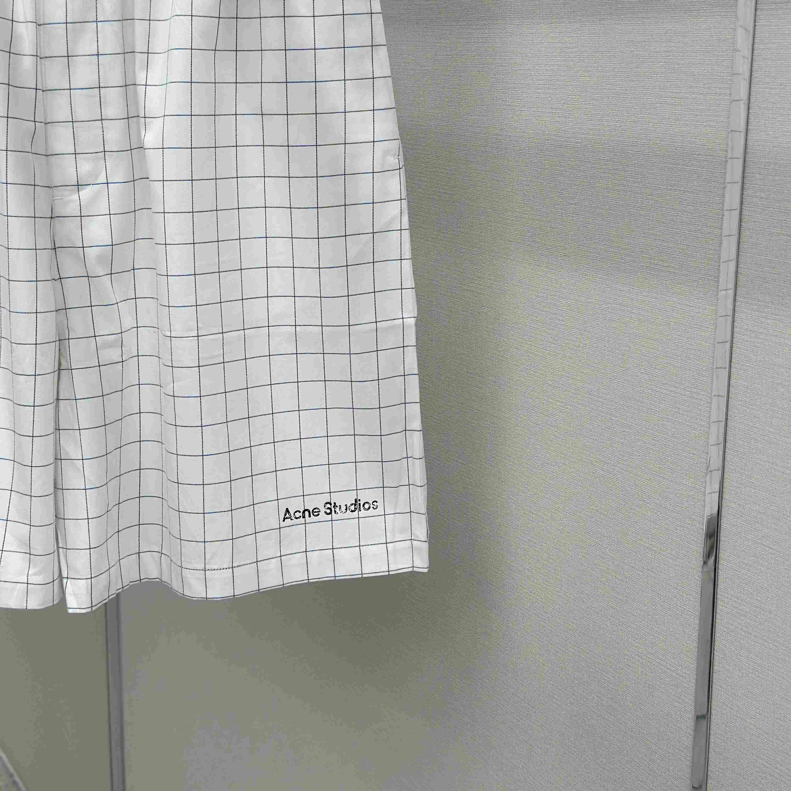 Acne Studios Casual Check Shorts - DesignerGu
